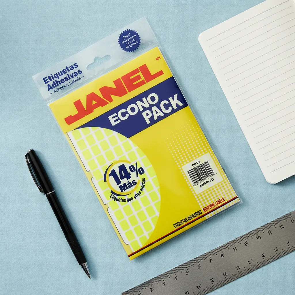 Etiqueta Adhesiva Janel 13 X 38mm Econopack