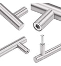 Jaladera Barra Acero Inoxidable Hueca 18.8cm Handy Home 1 Pz